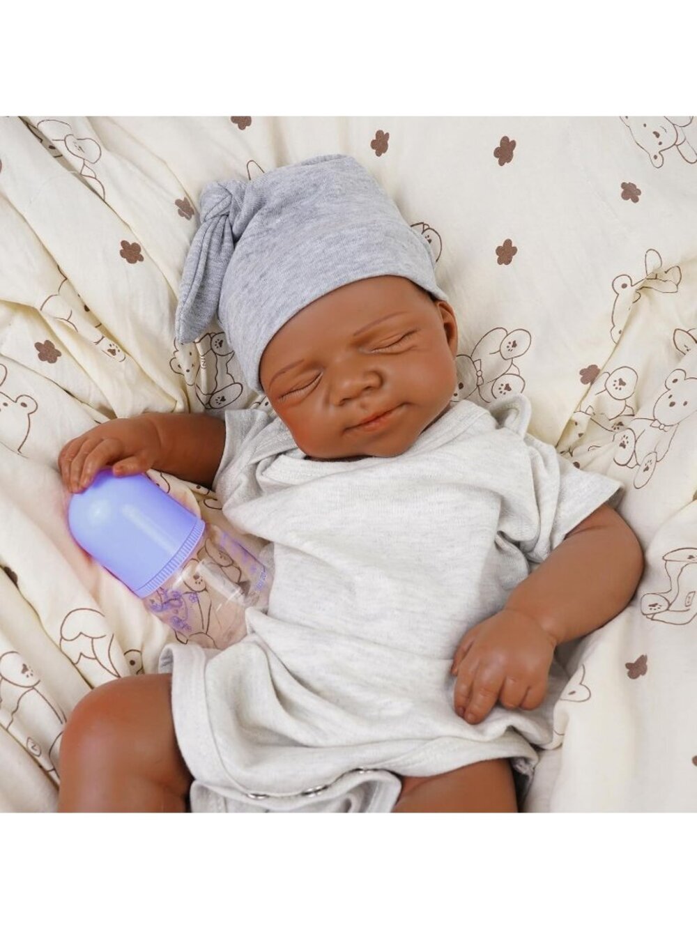 20 Inch Boy Skin & Vessels Realistic Blood Silicon Body Reborn Baby Doll For Kid - Picture 2 of 7